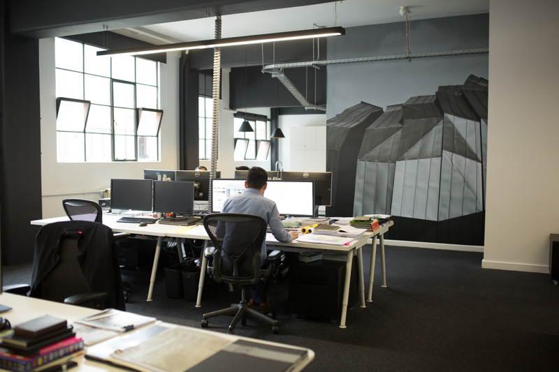 Inside the Warren and Mahoney office