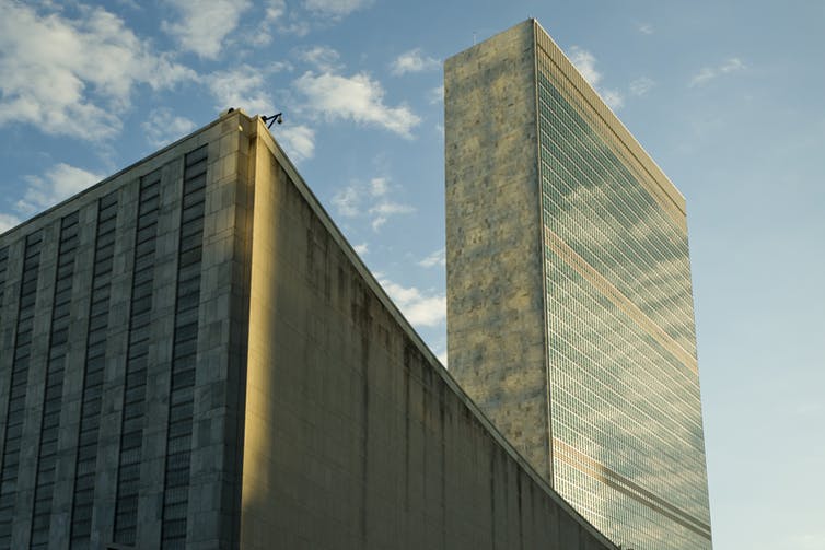 The UN Secretariat building. United Nations Photo/Flickr., CC BY-NC-ND