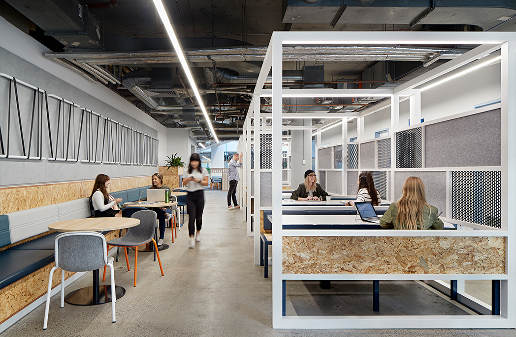 The new VUHQ at Victoria University Footscray Park campus provides the students with amenity akin to a city café