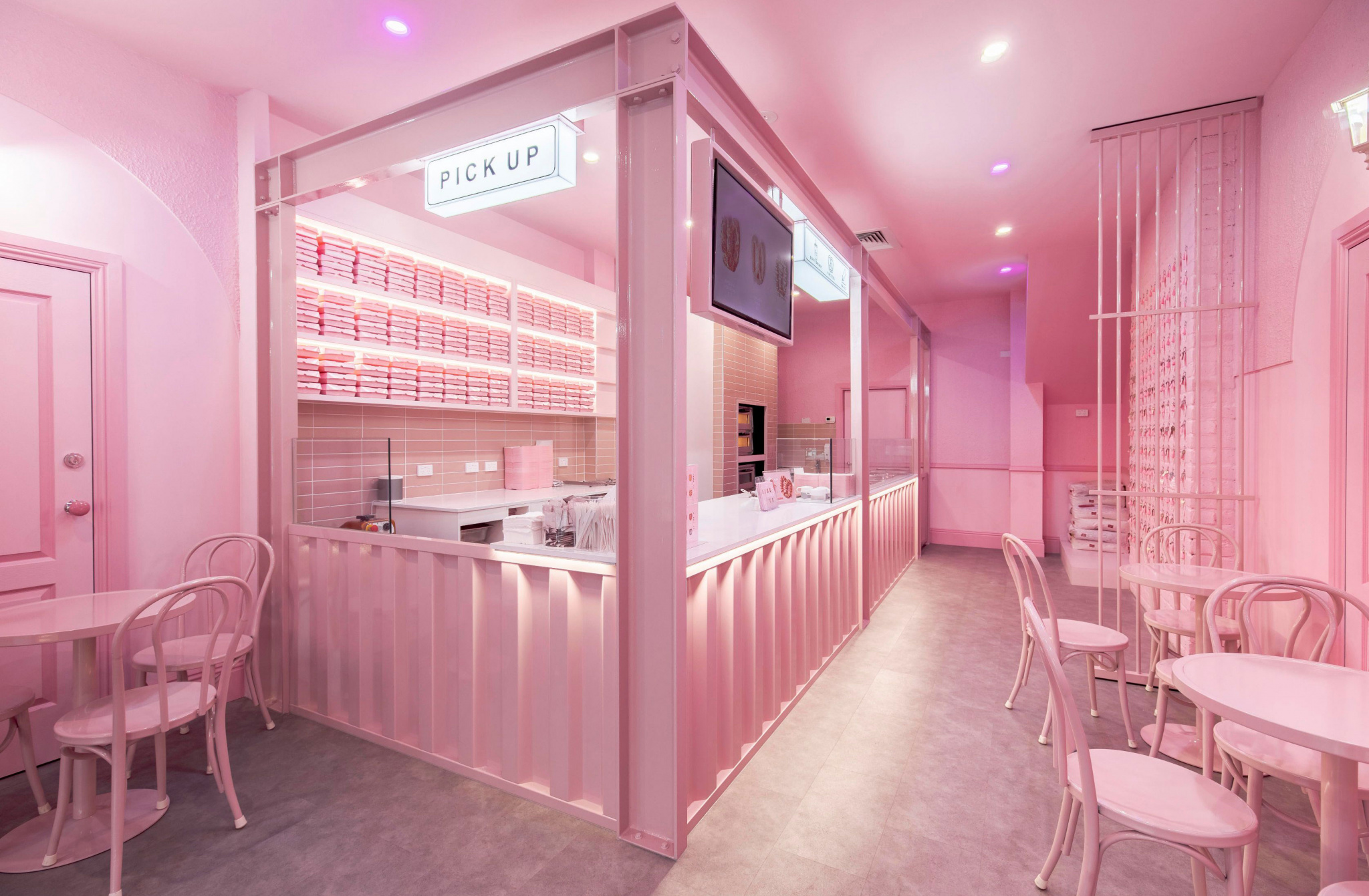 Melbourne pretzel shop gets pretty in millennial pink Australian